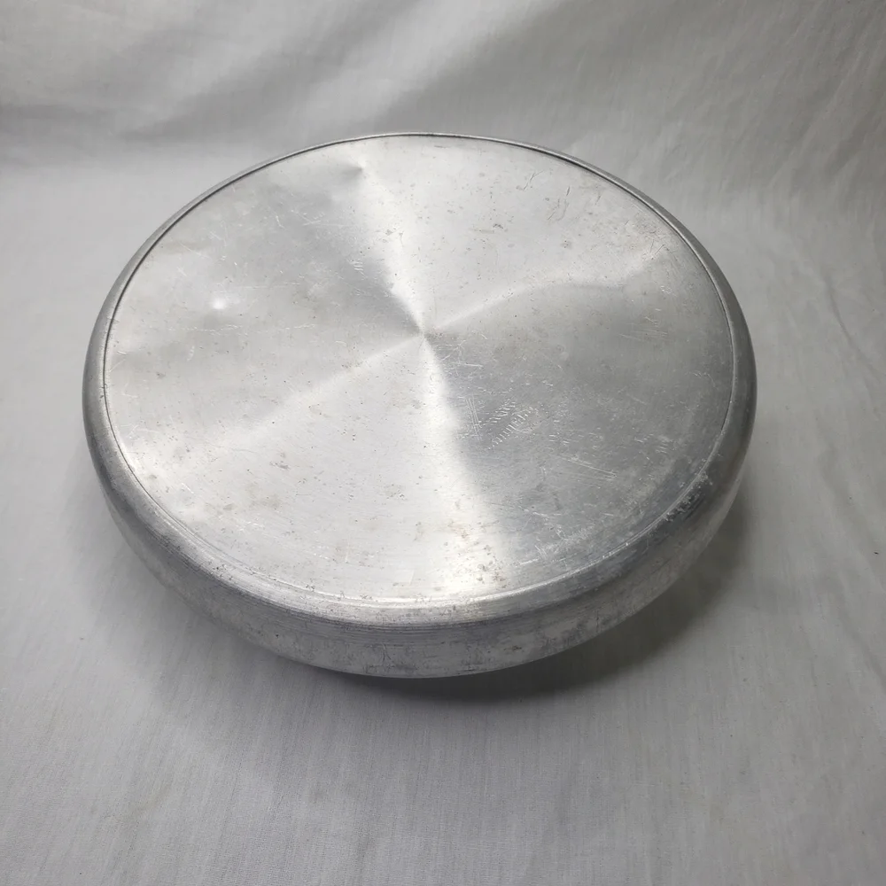 Vintage Distressed Silver Bar Ice Bucket Hammered Finish Italy